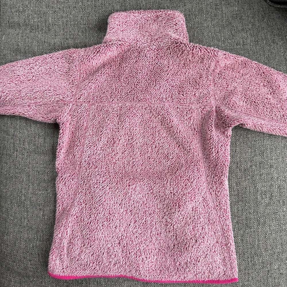 Patagonia Pink Sherpa Fleece Pullover - Picture 5 of 6